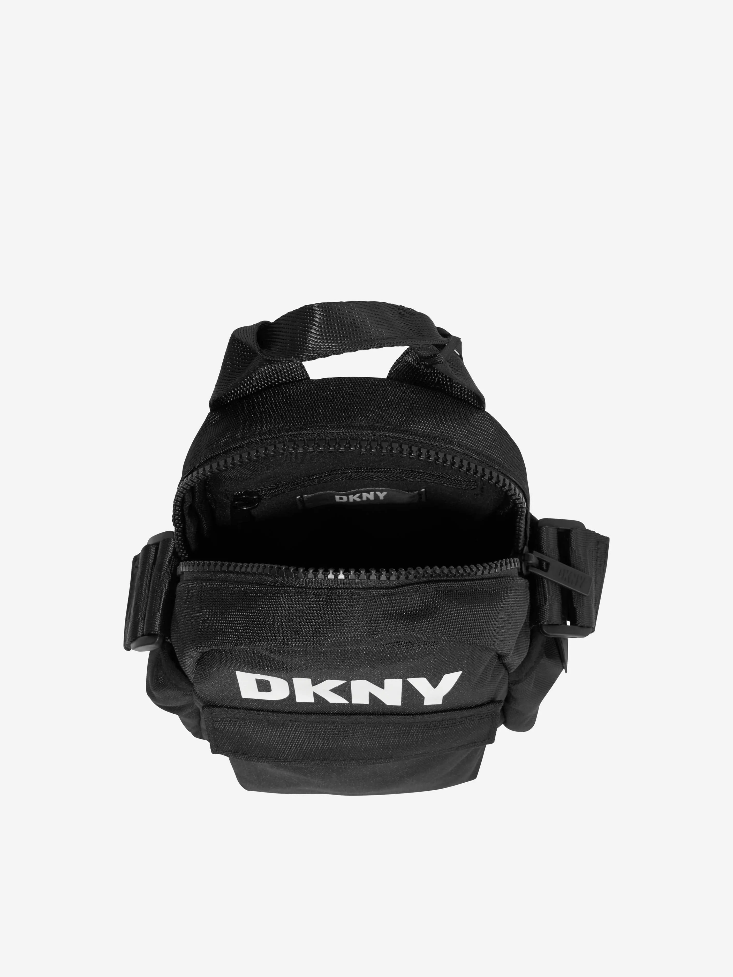 DKNY Girls Logo Backpack in Black