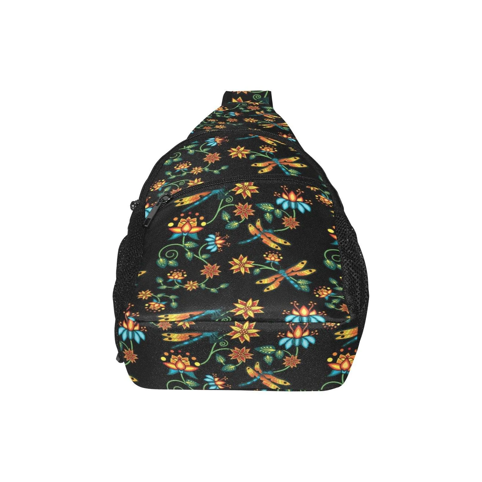 Dragon Lily Noir Chest Bag