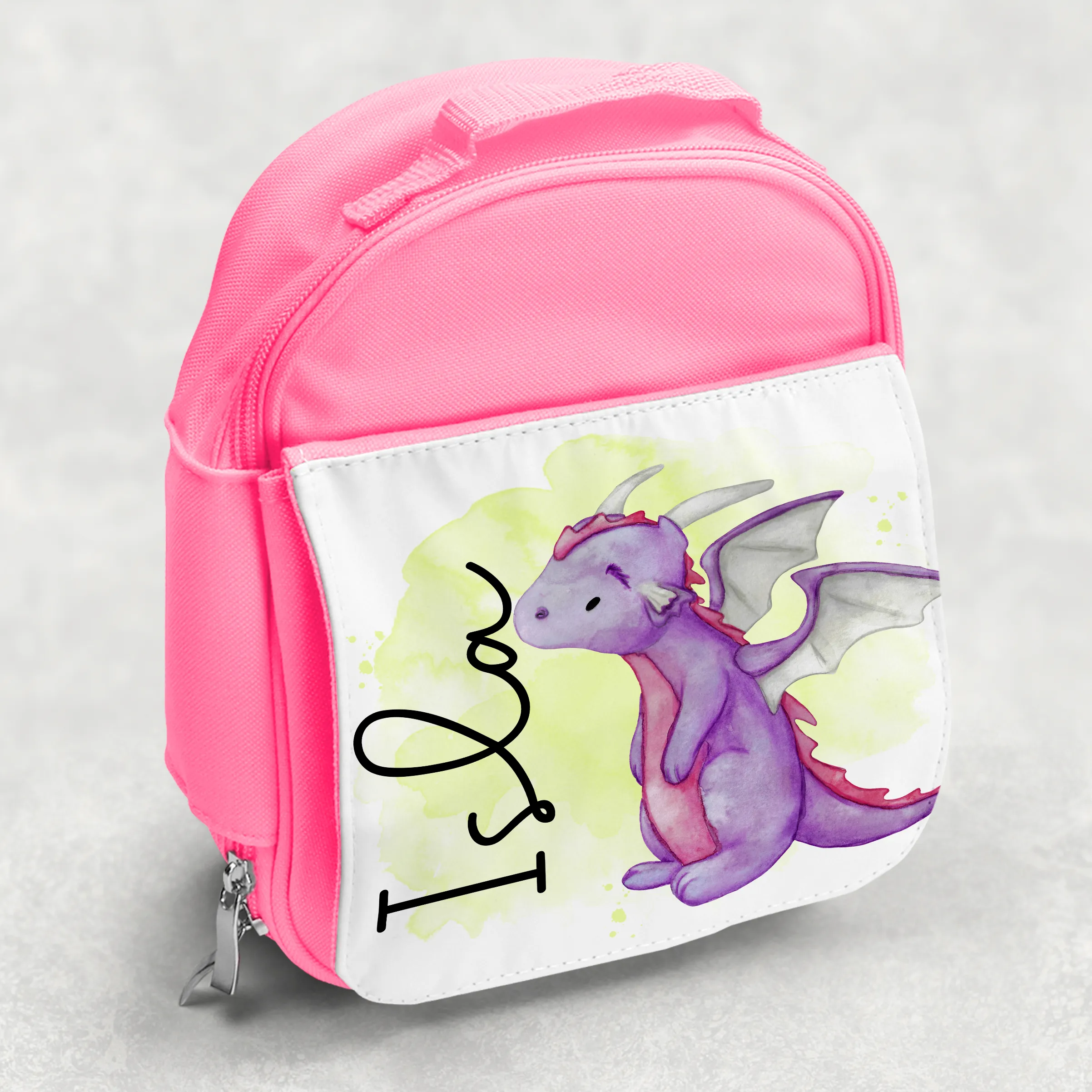 Dragon Personalised Kids Insulated Lunch Bag