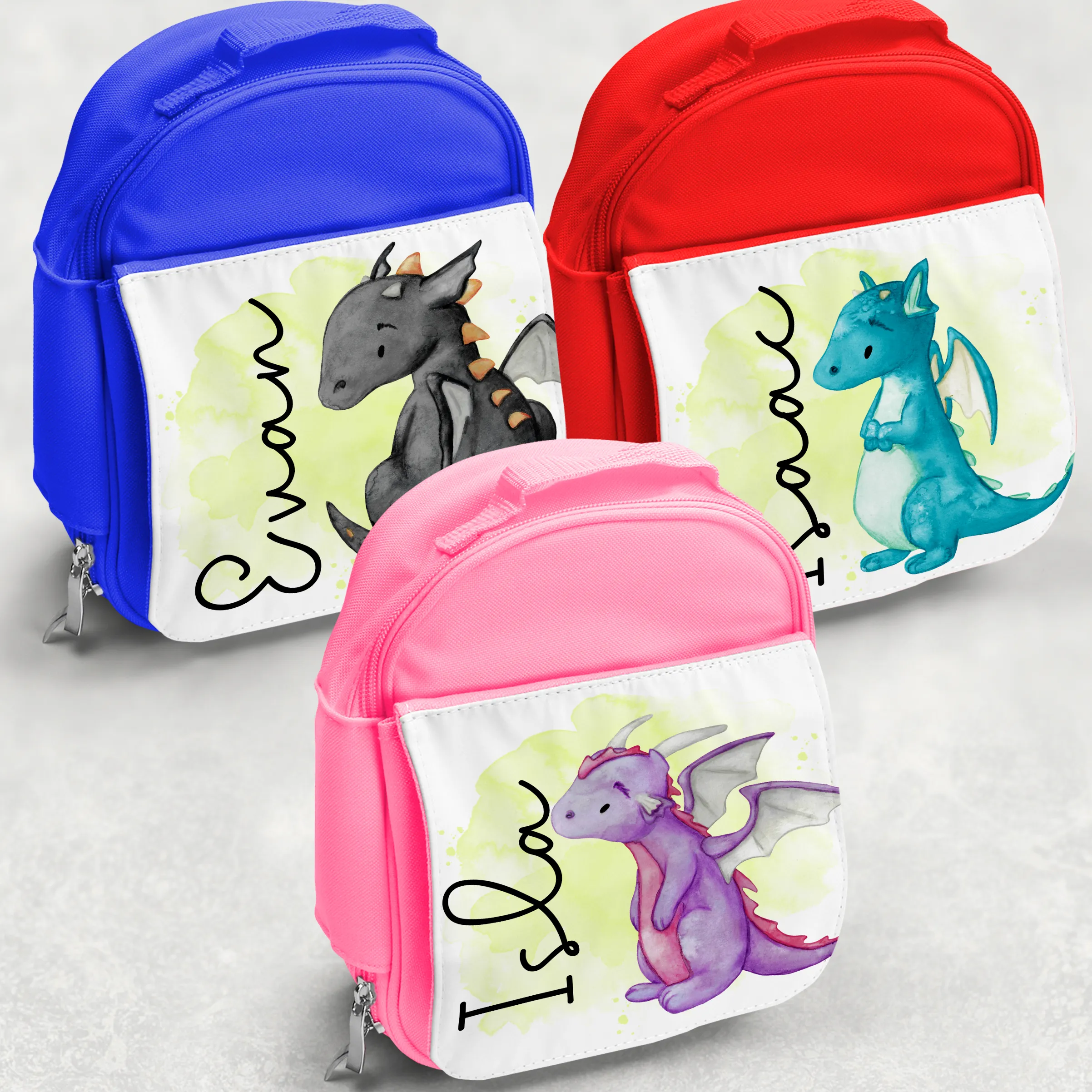 Dragon Personalised Kids Insulated Lunch Bag