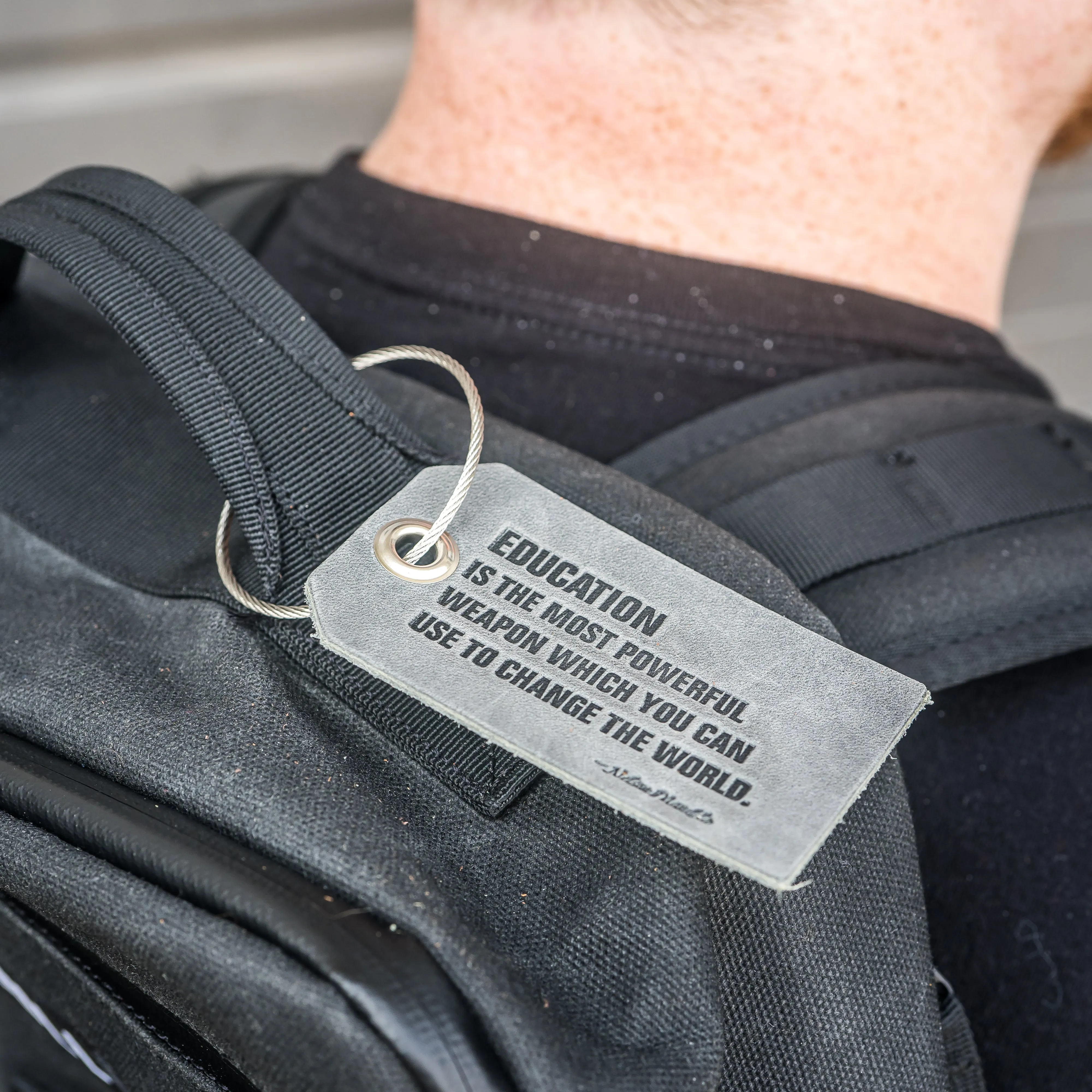 Education is Powerful Backpack Luggage Tag | Back to School