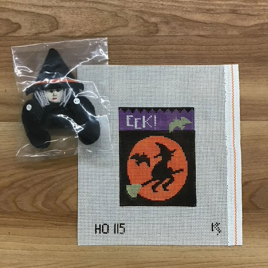 Eek! Witch Treat Bag Canvas