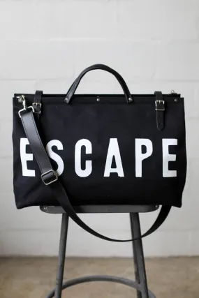 ESCAPE Canvas Bag- Black