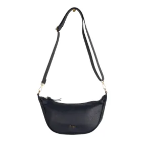 Etre Stevie Half Moon Crossbody Bag Navy