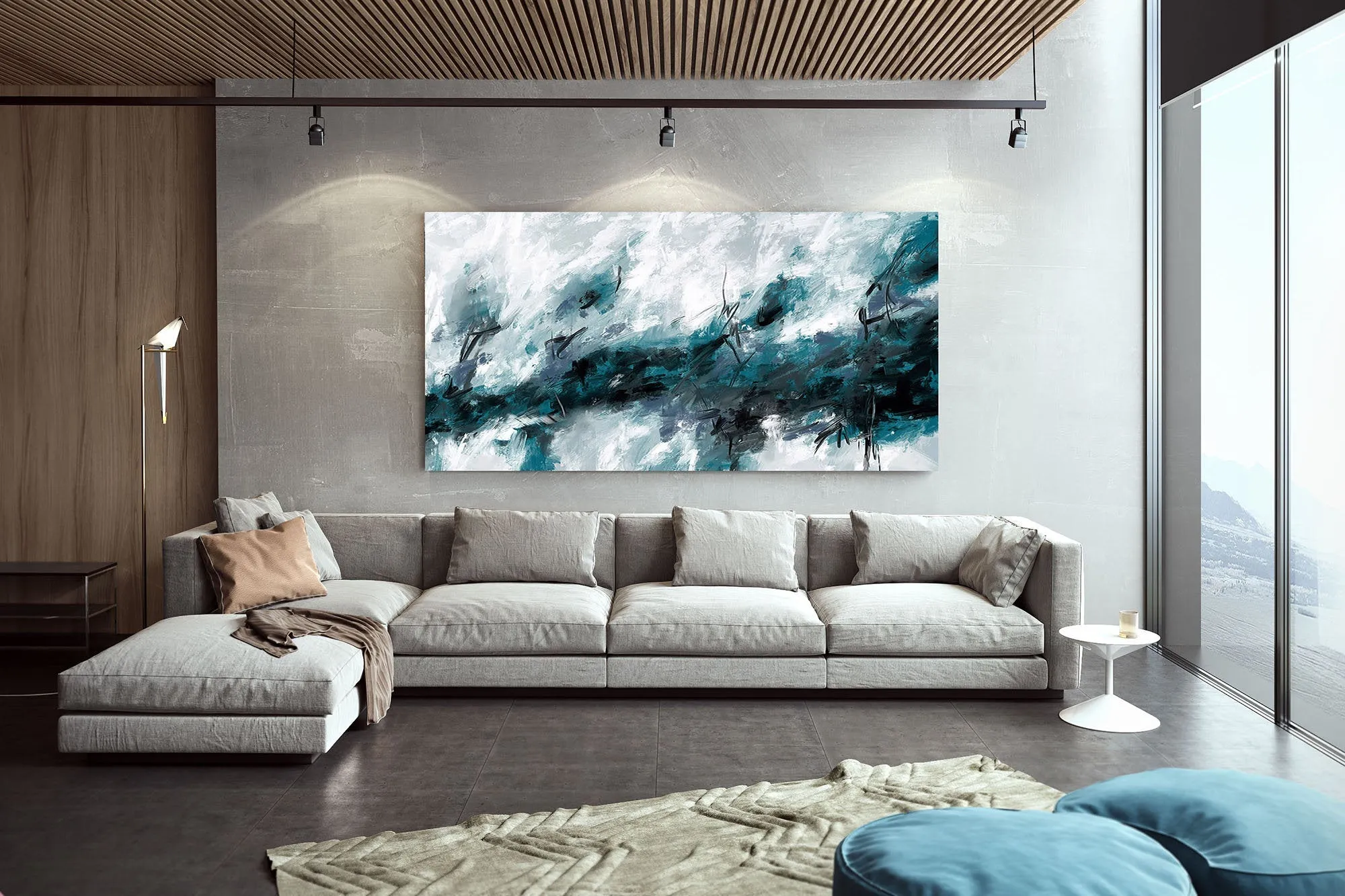 Extra Large Wall Art Textured Painting Original Painting Fp067