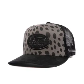 Fasthouse Youth Idol Hat - Black Cheetah