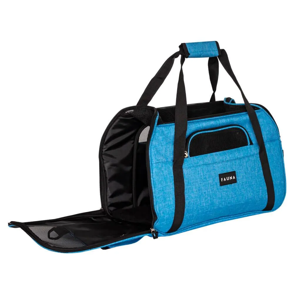 Fauna® Dog Cat Comfort Carrier - Sky Blue