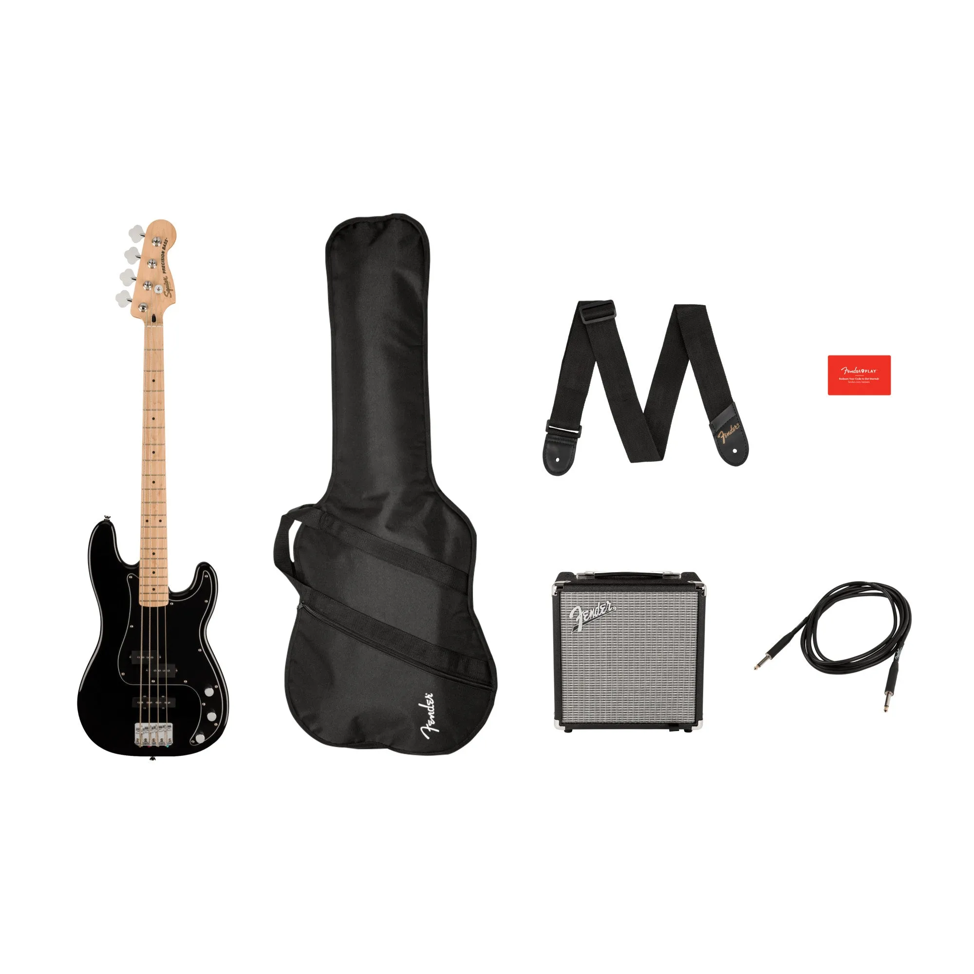 Fender Affinity Series Precision Bass PJ Pack, Black