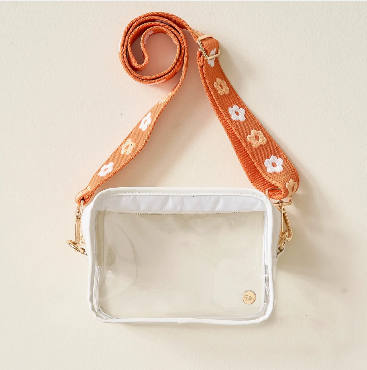 Floral Abundance Clear Crossbody with Flower Strap