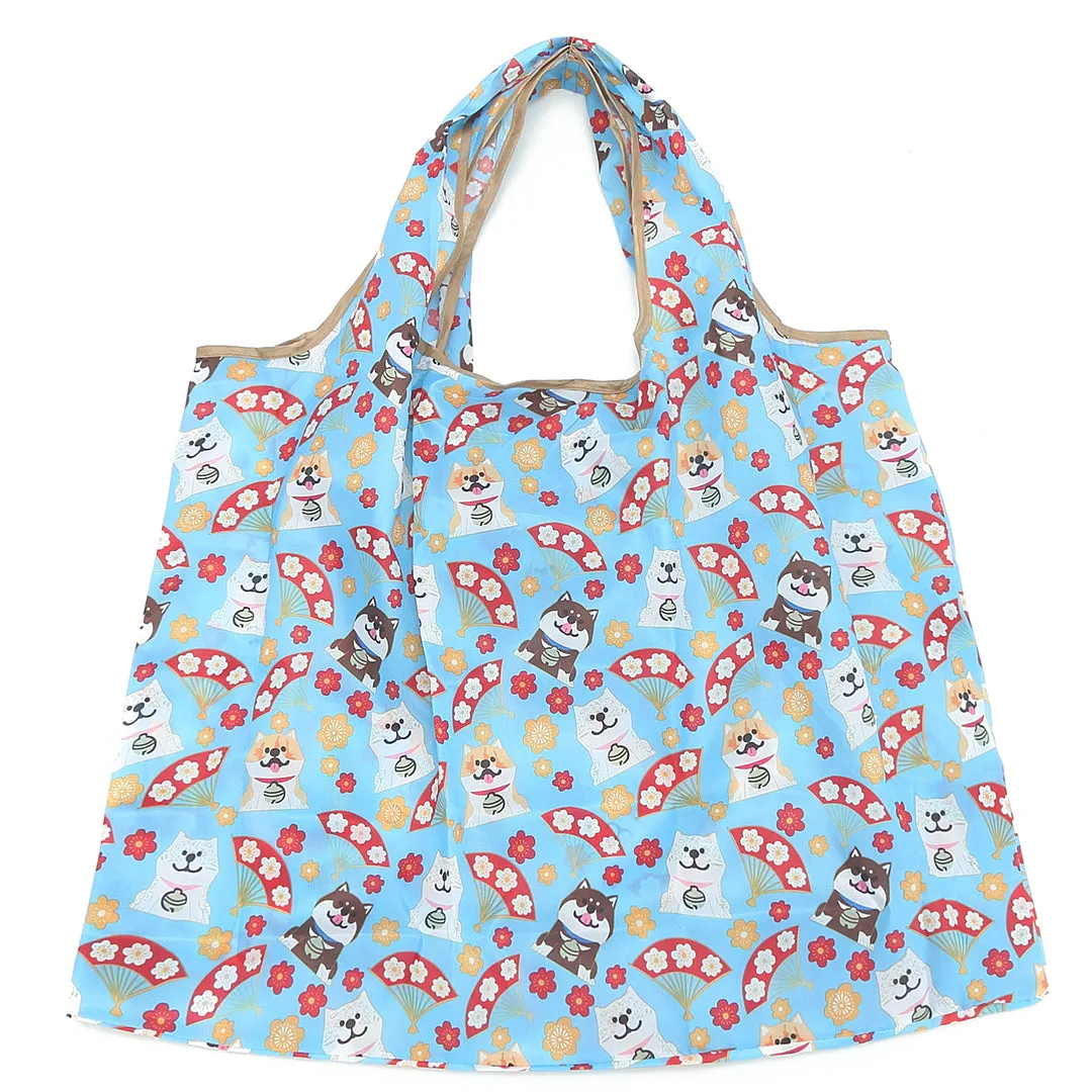 Foldable Bag Jackie Lucky Dog Blue