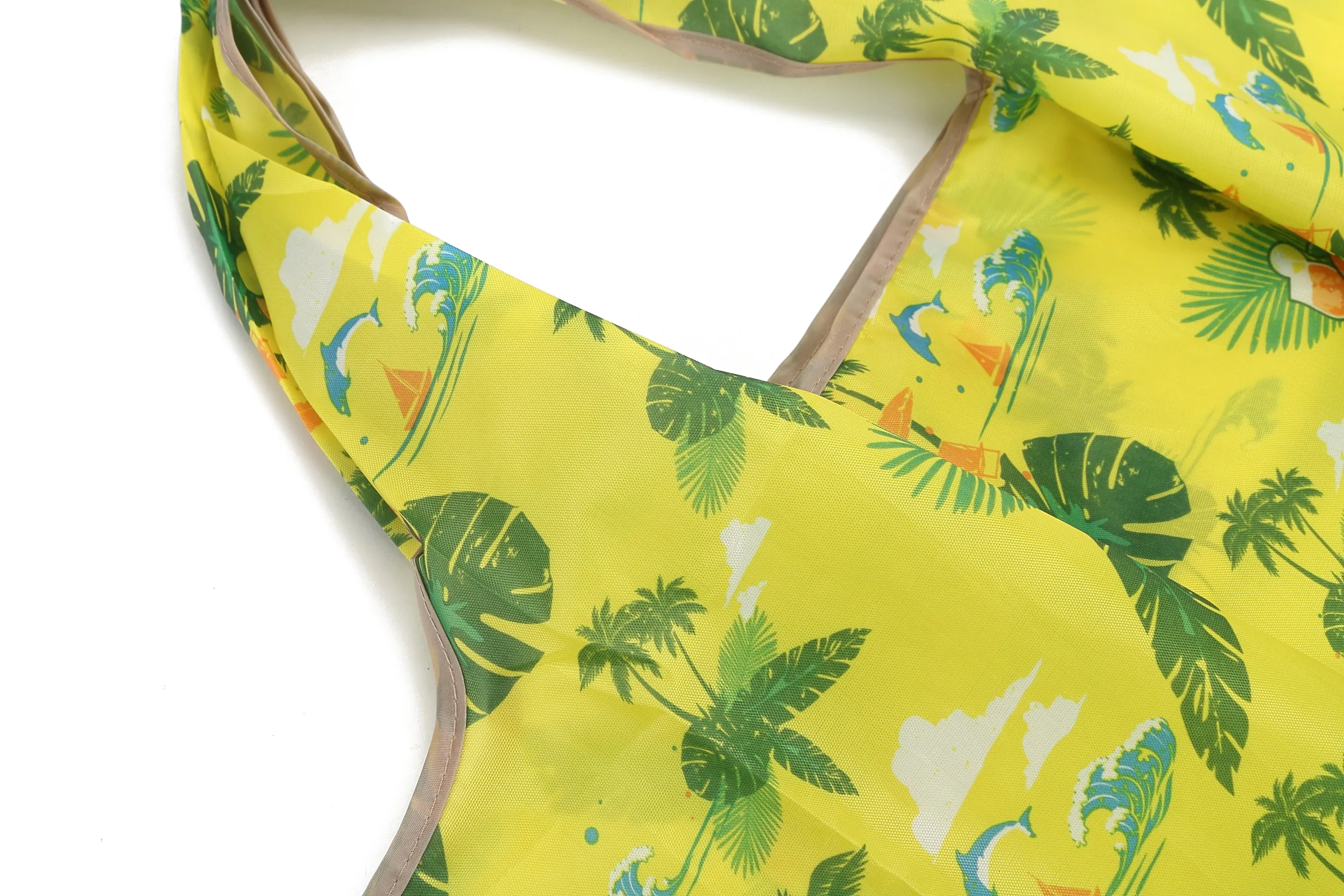 Foldable Bag Jackie Palm Tree Yellow