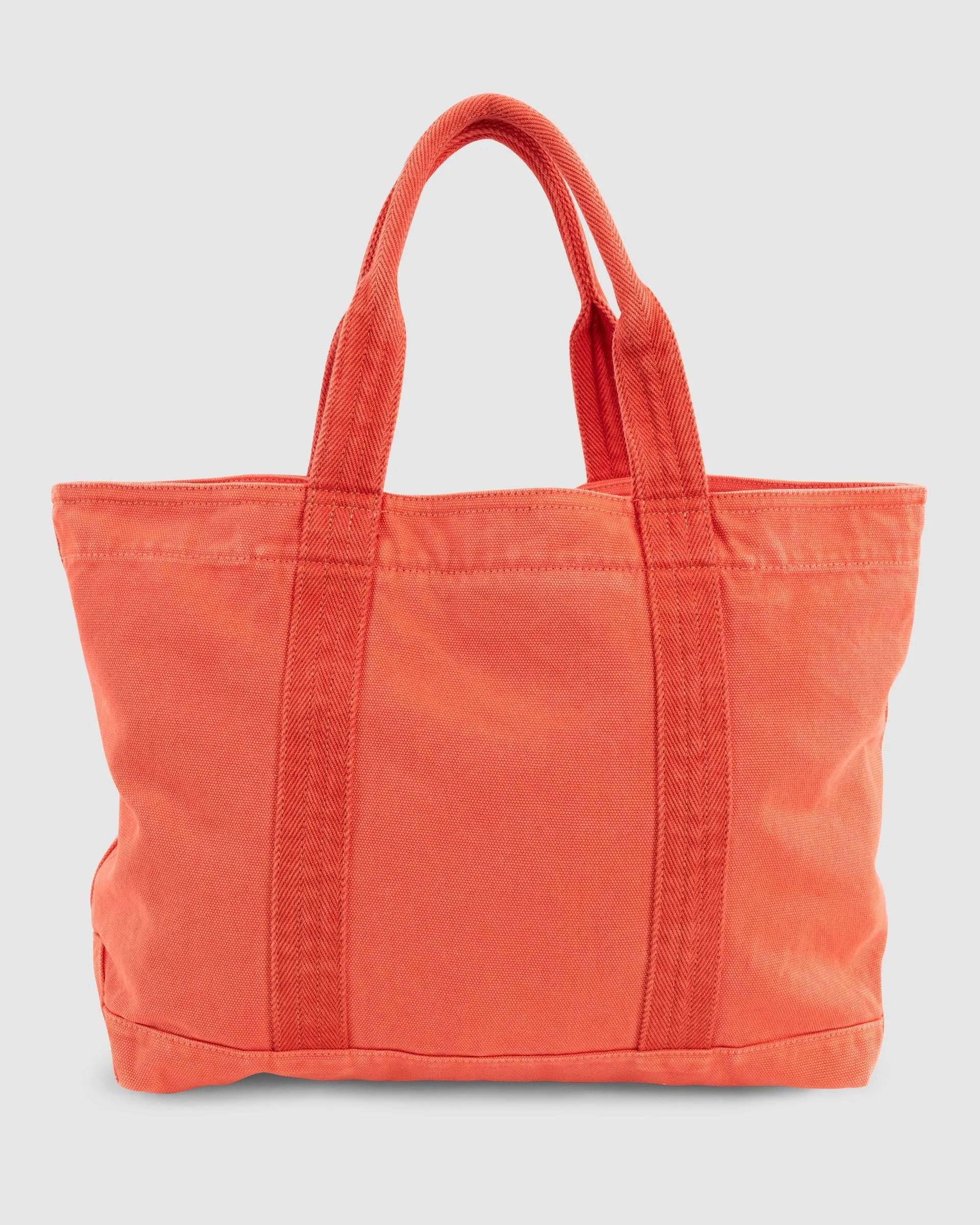 Garment Dyed Canvas Tote Bag in Coral by Johnnie-O