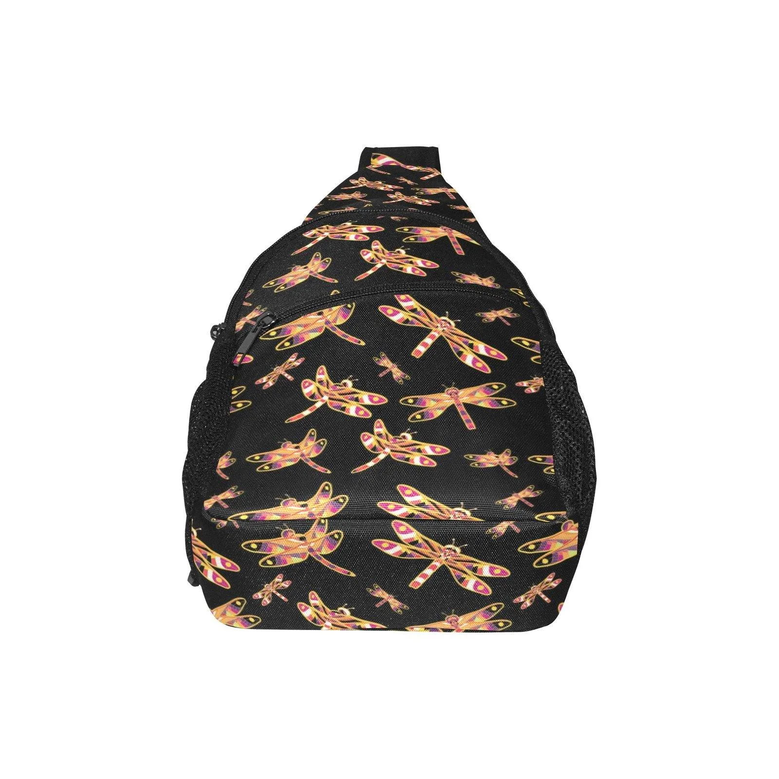 Gathering Yellow Black Chest Bag