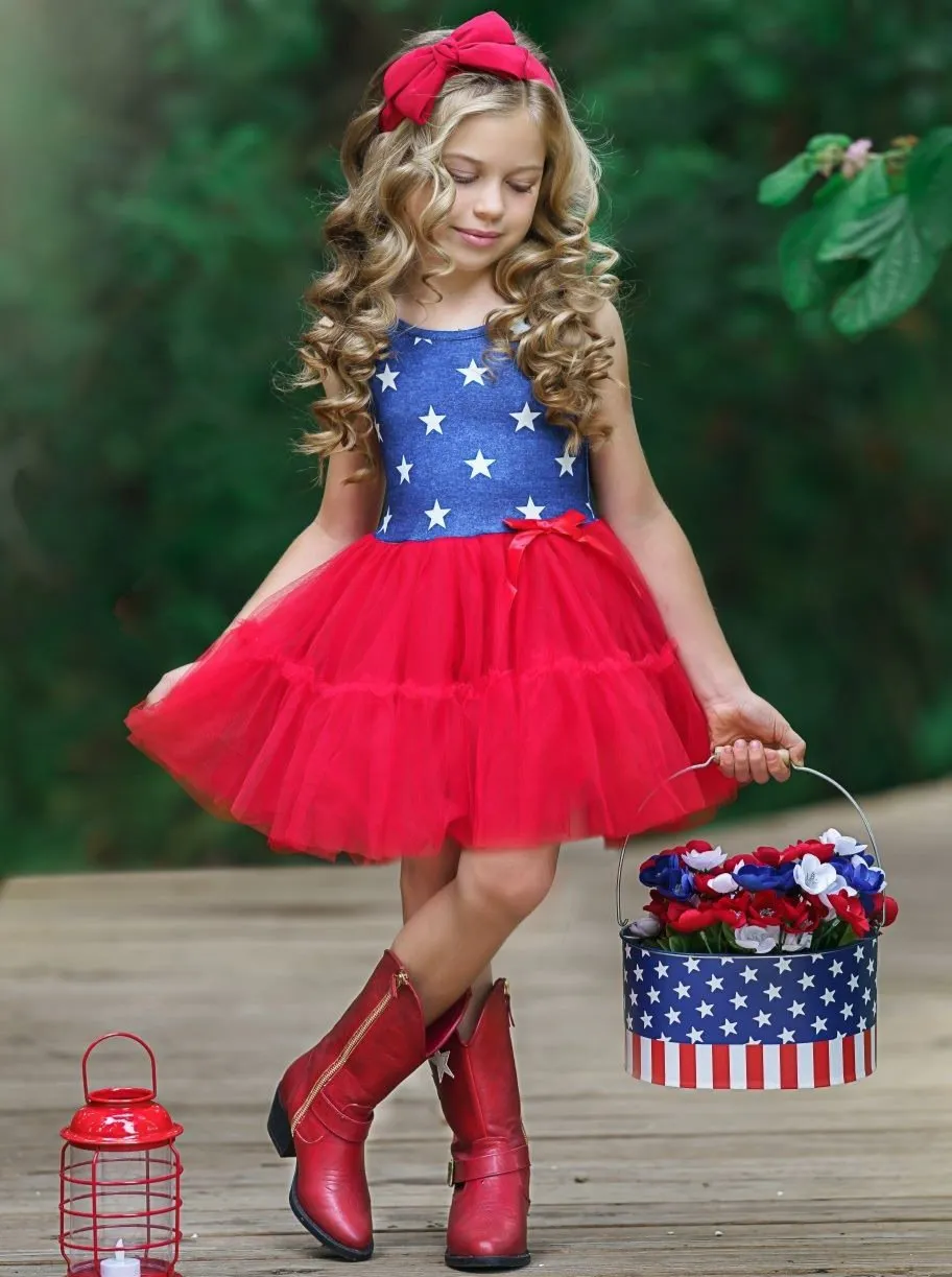 Girls American Star Tutu Dress