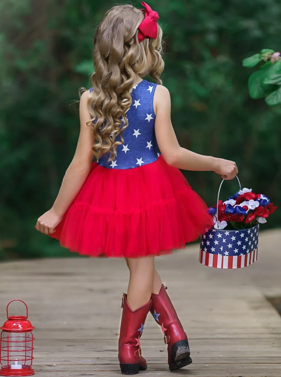 Girls American Star Tutu Dress