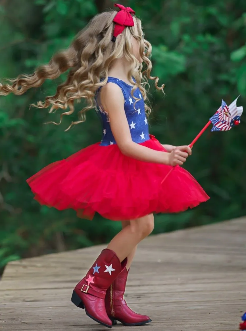 Girls American Star Tutu Dress