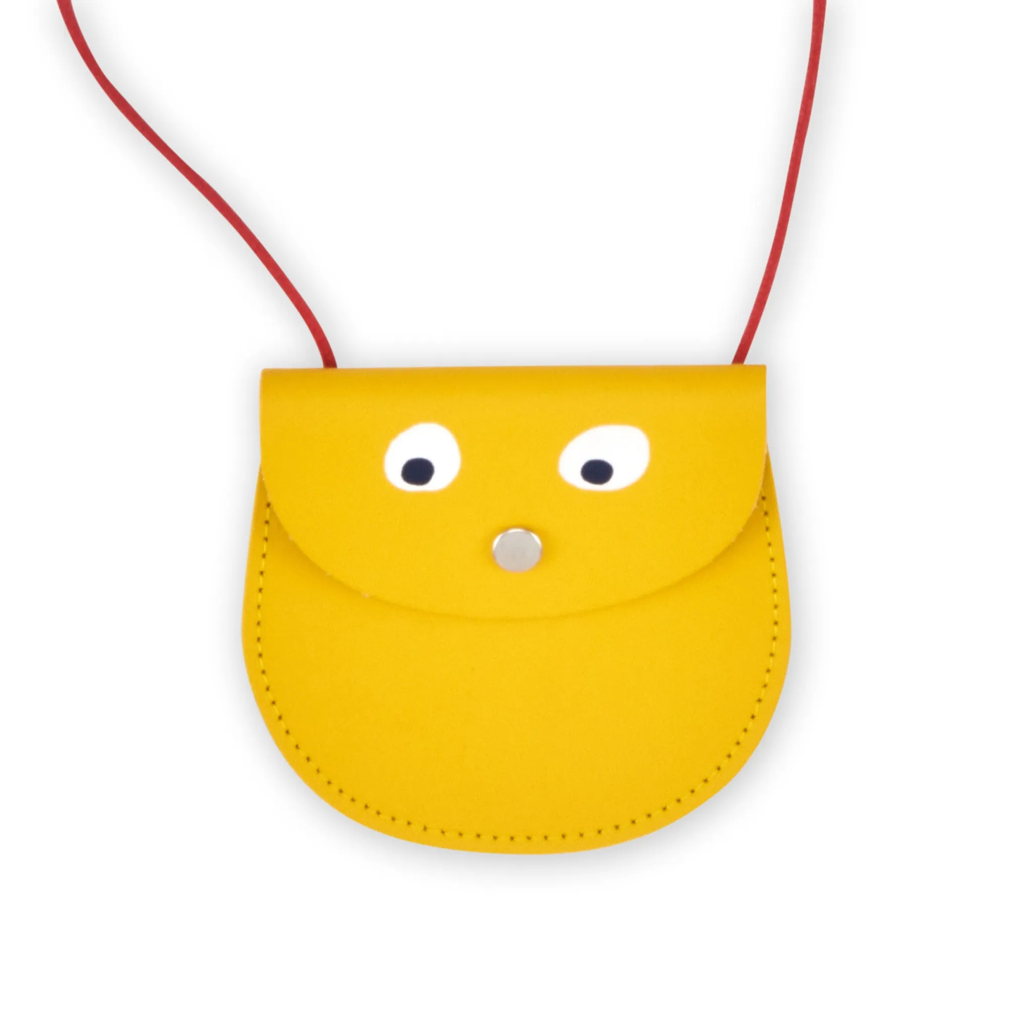 Googly Eye Money Purse - Yellow