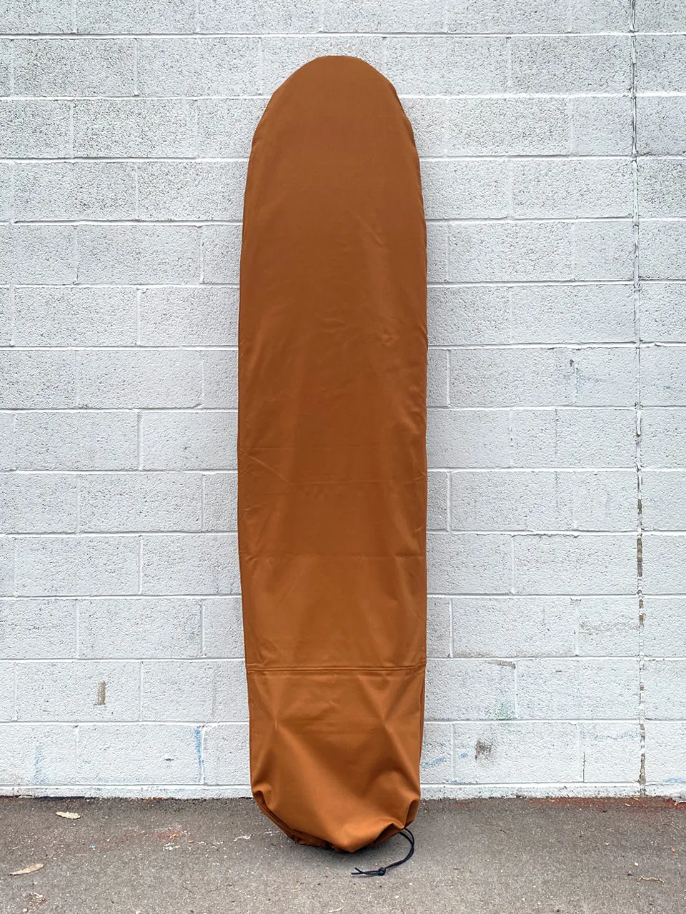 Green Fuz | Brown Bag - Mid/Round Canvas Board Bag | 8'0