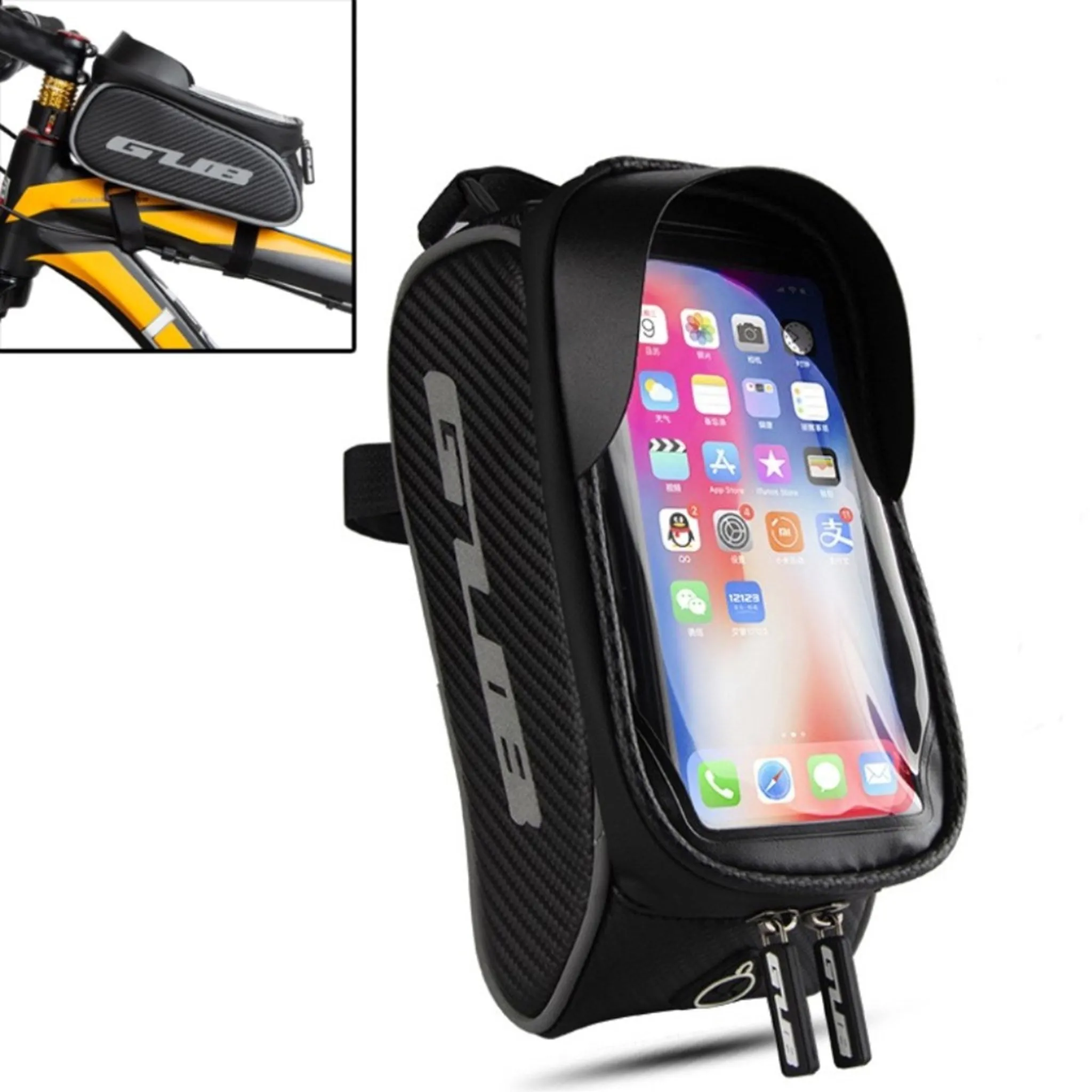 GUB 923 waterproof bicycle bike tube bag for 6.6-inch Smartphone