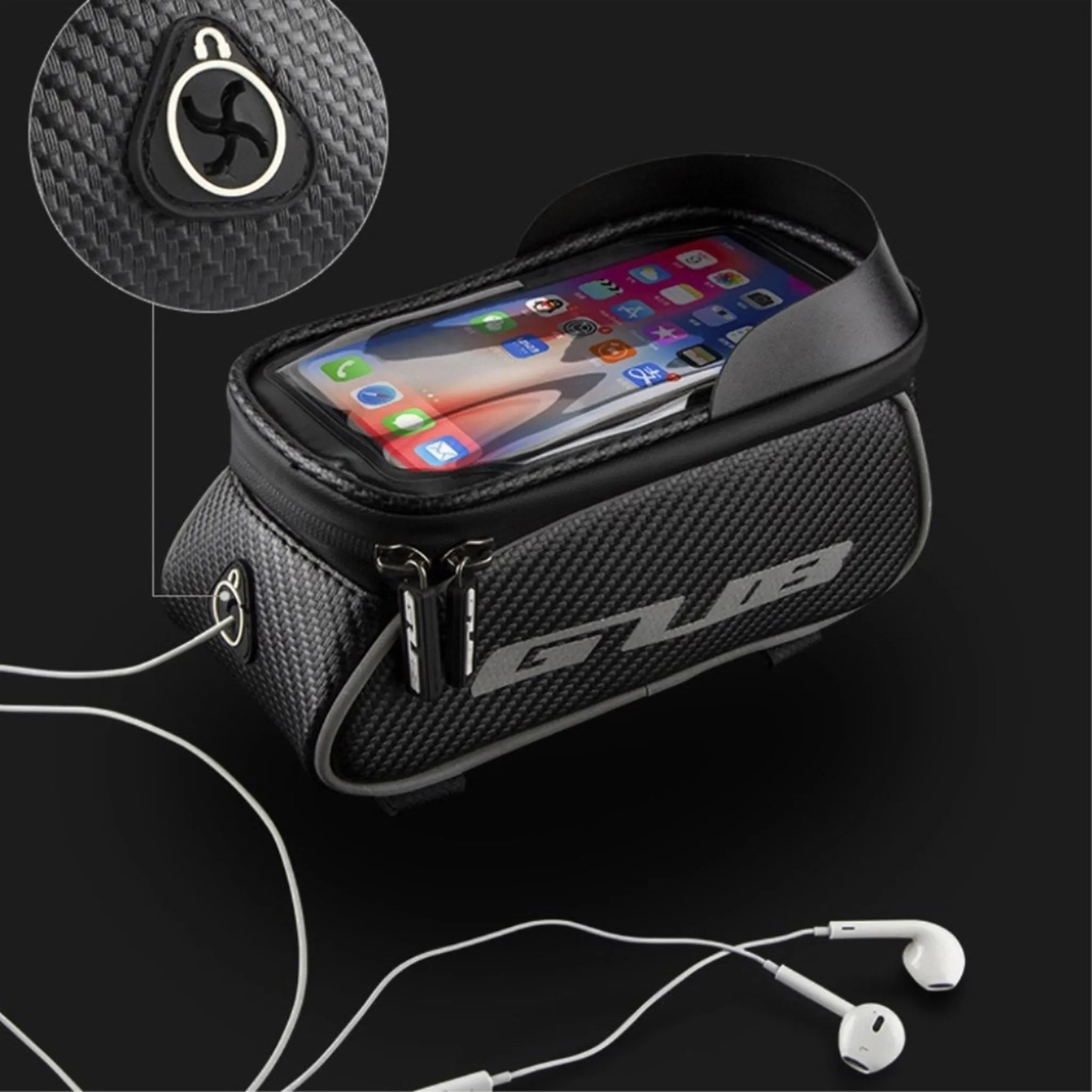 GUB 923 waterproof bicycle bike tube bag for 6.6-inch Smartphone