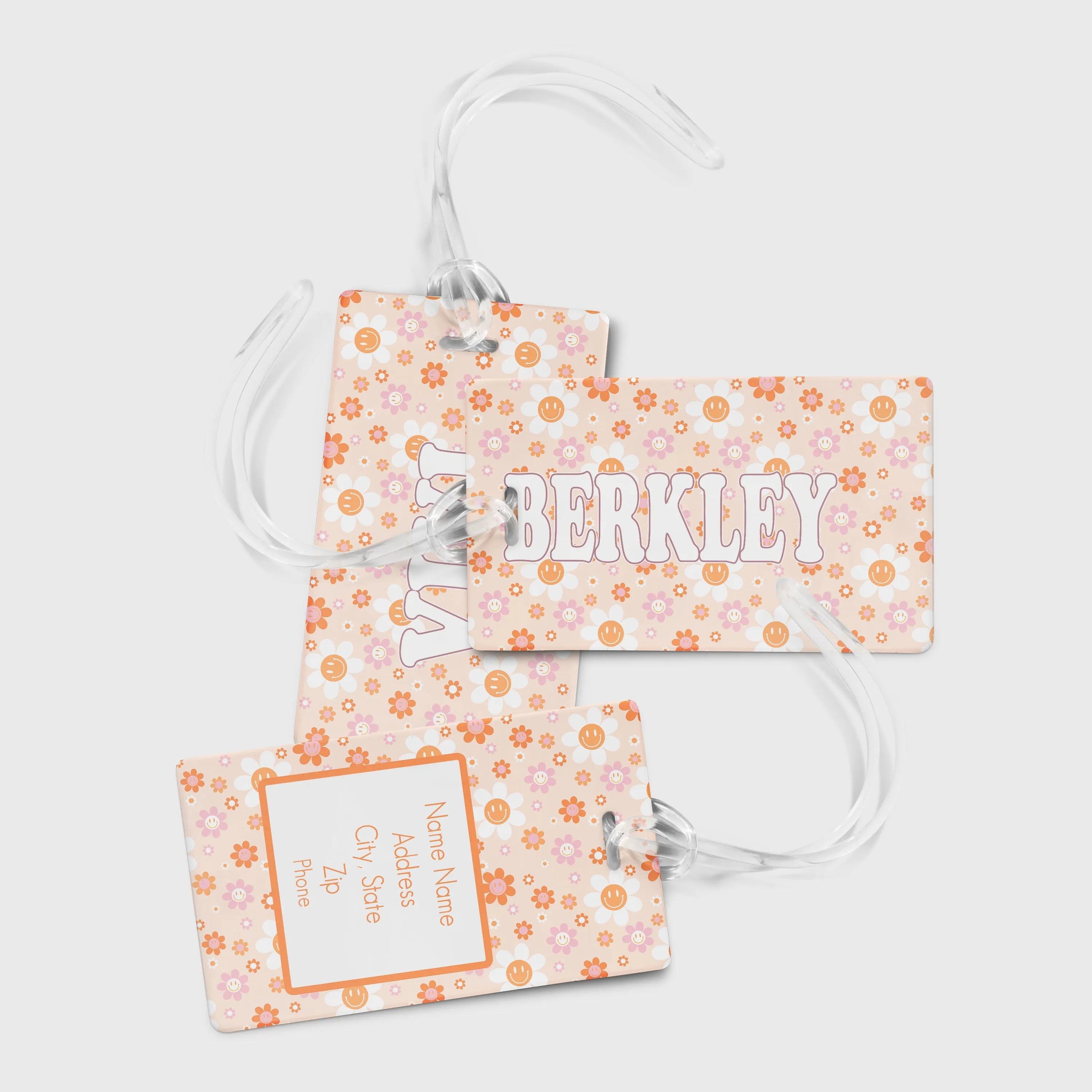 HAPPY DAISY PERSONALIZED BAG / LUGGAGE TAG