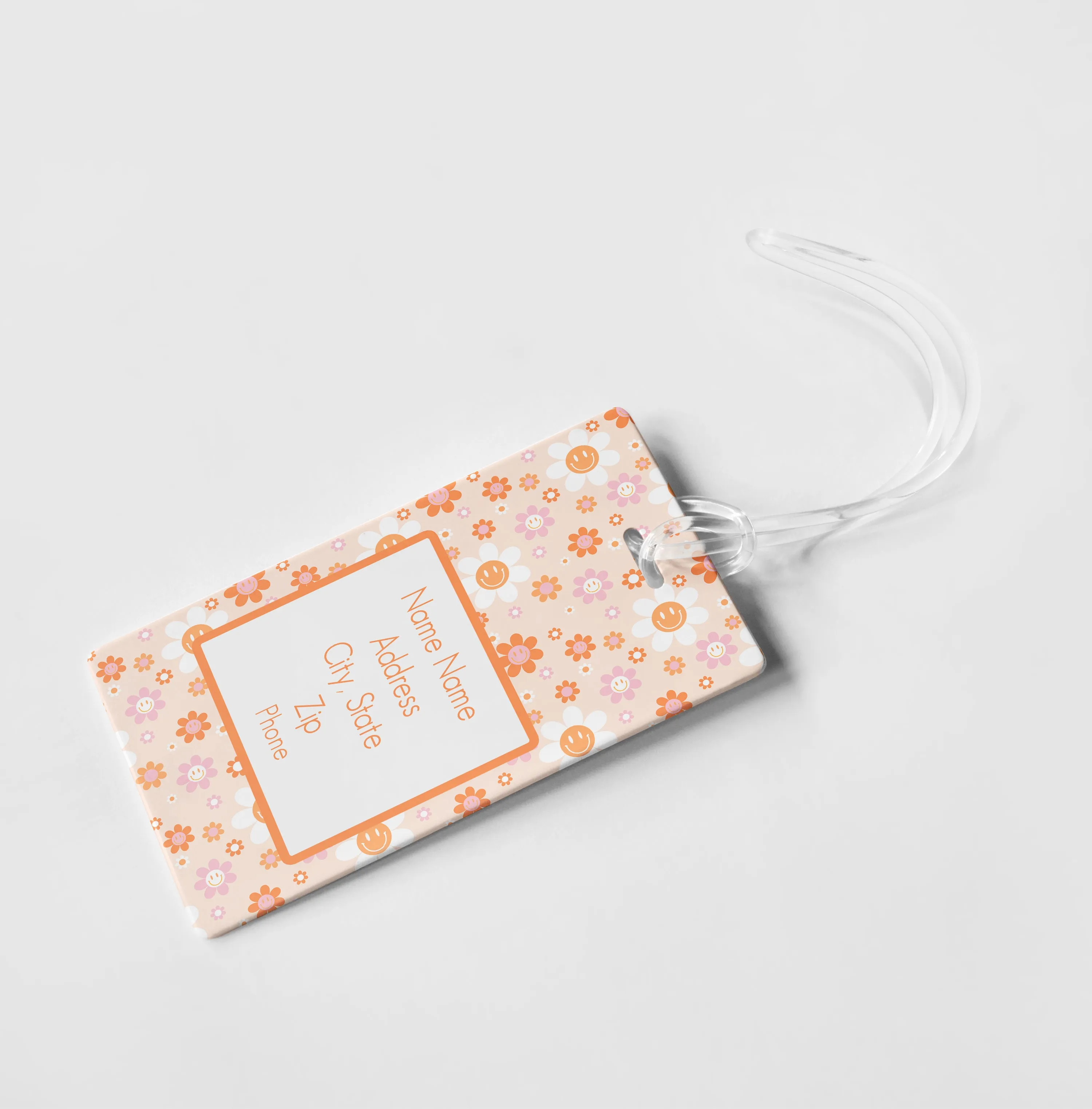 HAPPY DAISY PERSONALIZED BAG / LUGGAGE TAG