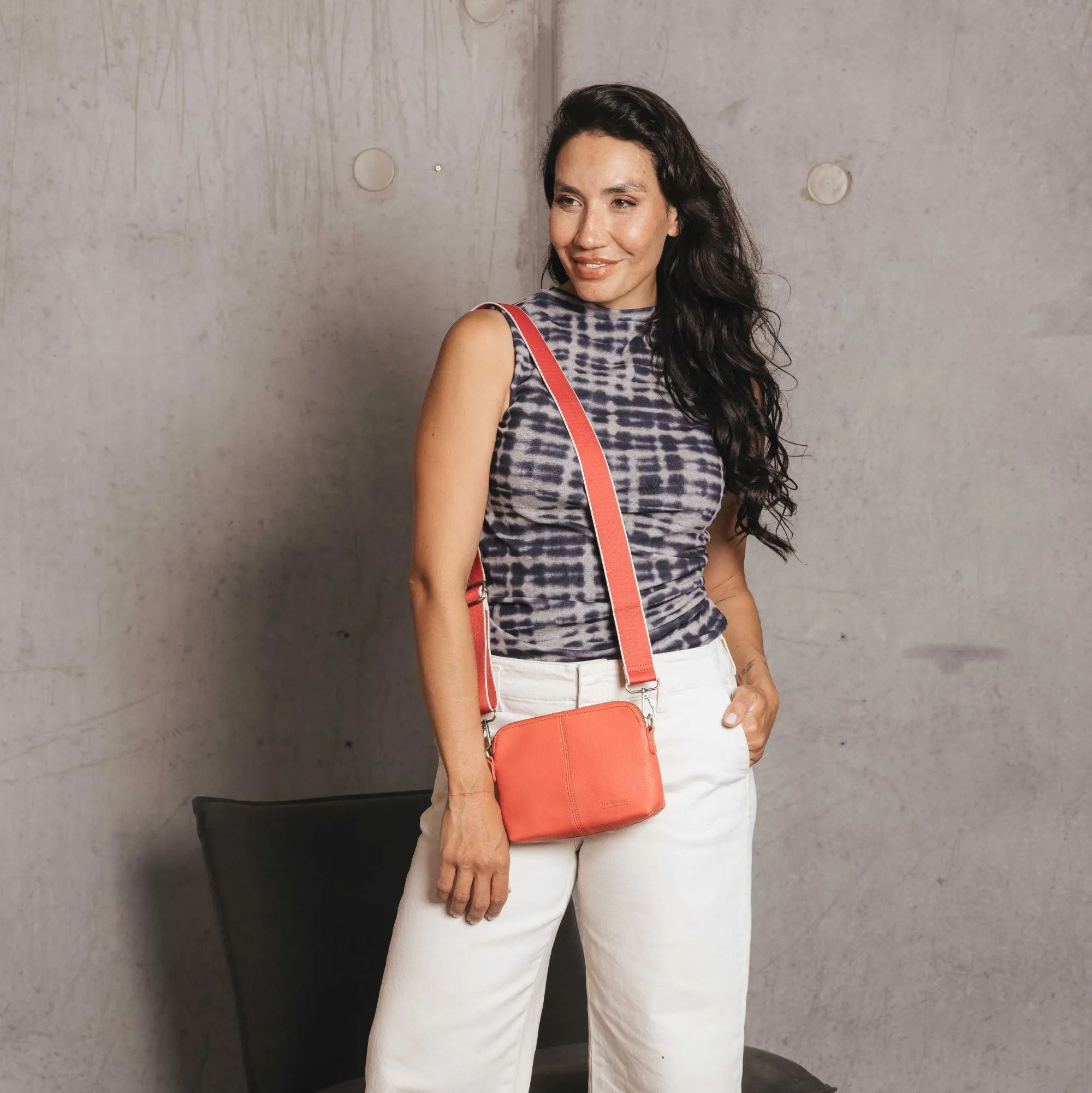 Harlow Orange Small Crossbody