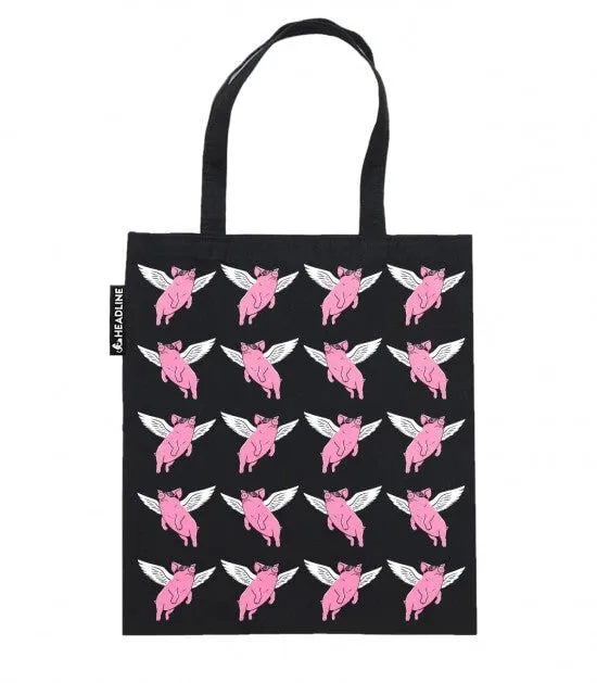 Headline Tote Bag Flying Pigs