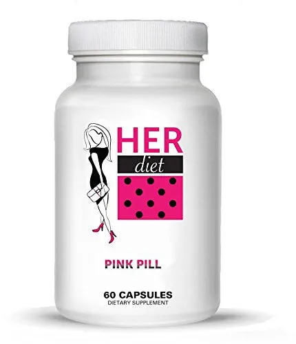 HERdiet Weight Loss Pills 60 Pink Capsules for Women Appetite Control and Increased Energy