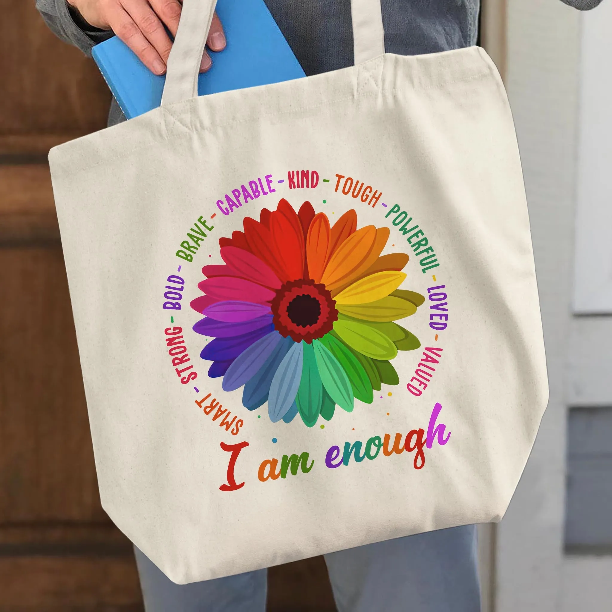 I Am Enough Book Lovers Gift TBW459