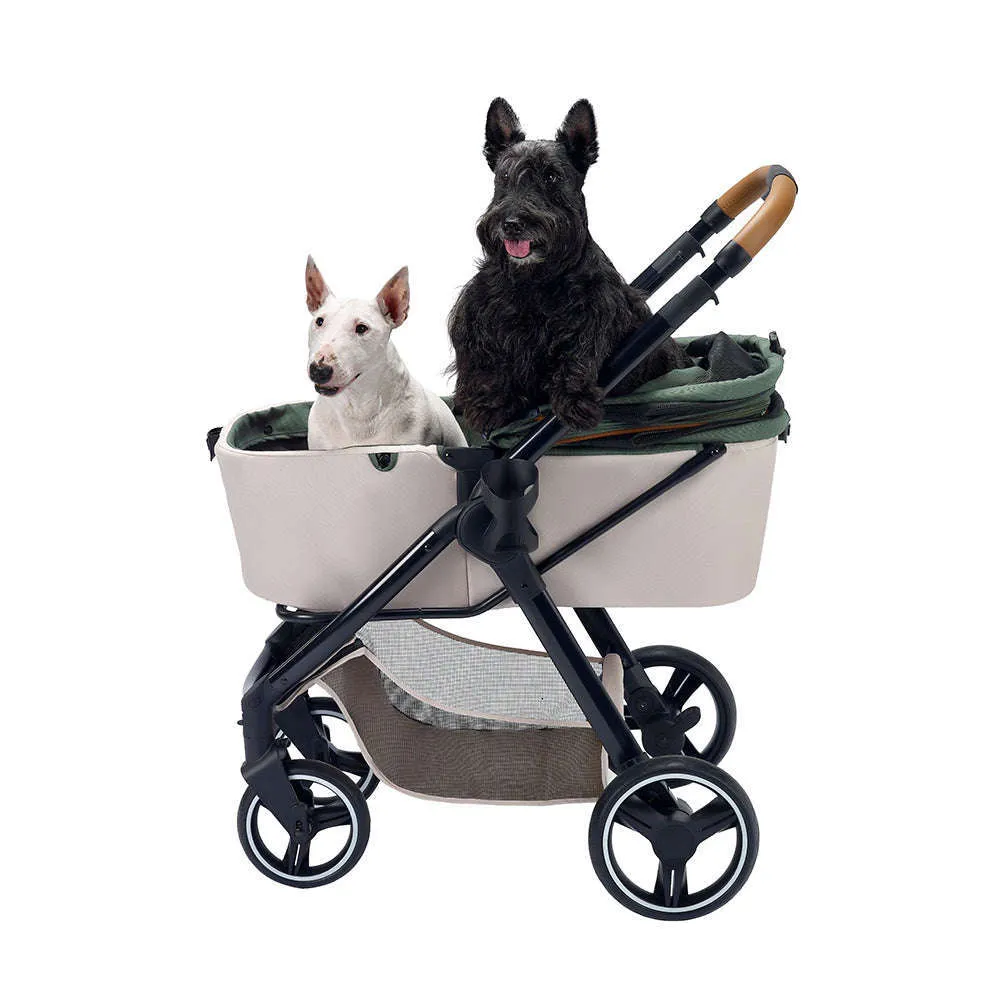 Ibiyaya Retro Luxe Large Pet Stroller