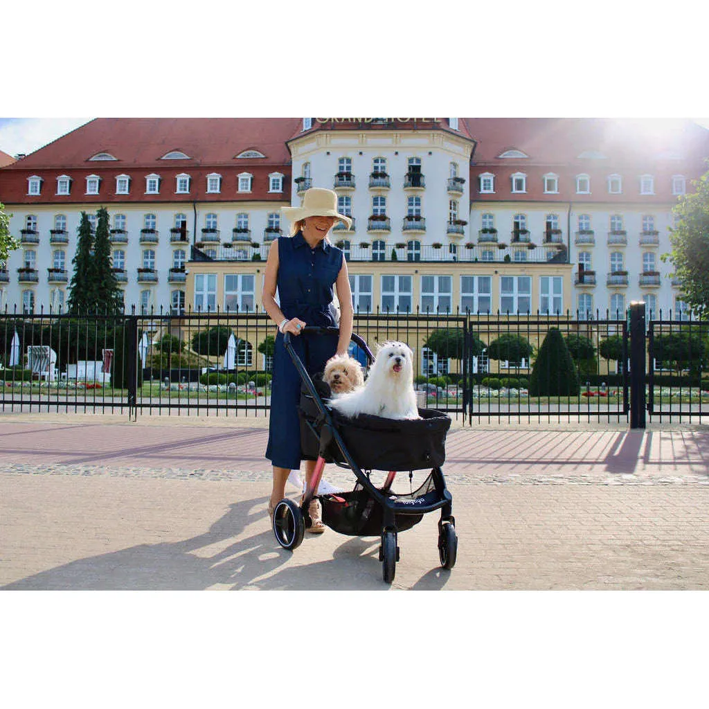 Ibiyaya Retro Luxe Large Pet Stroller