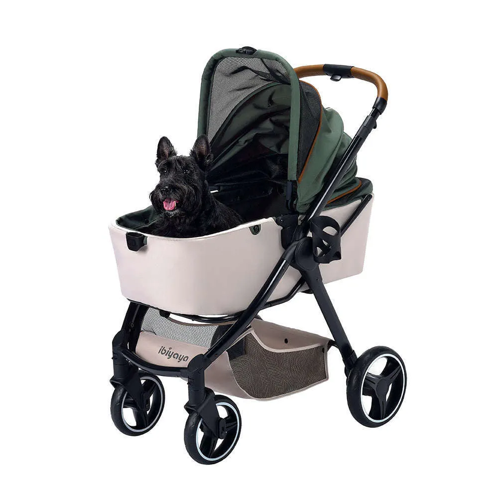 Ibiyaya Retro Luxe Large Pet Stroller