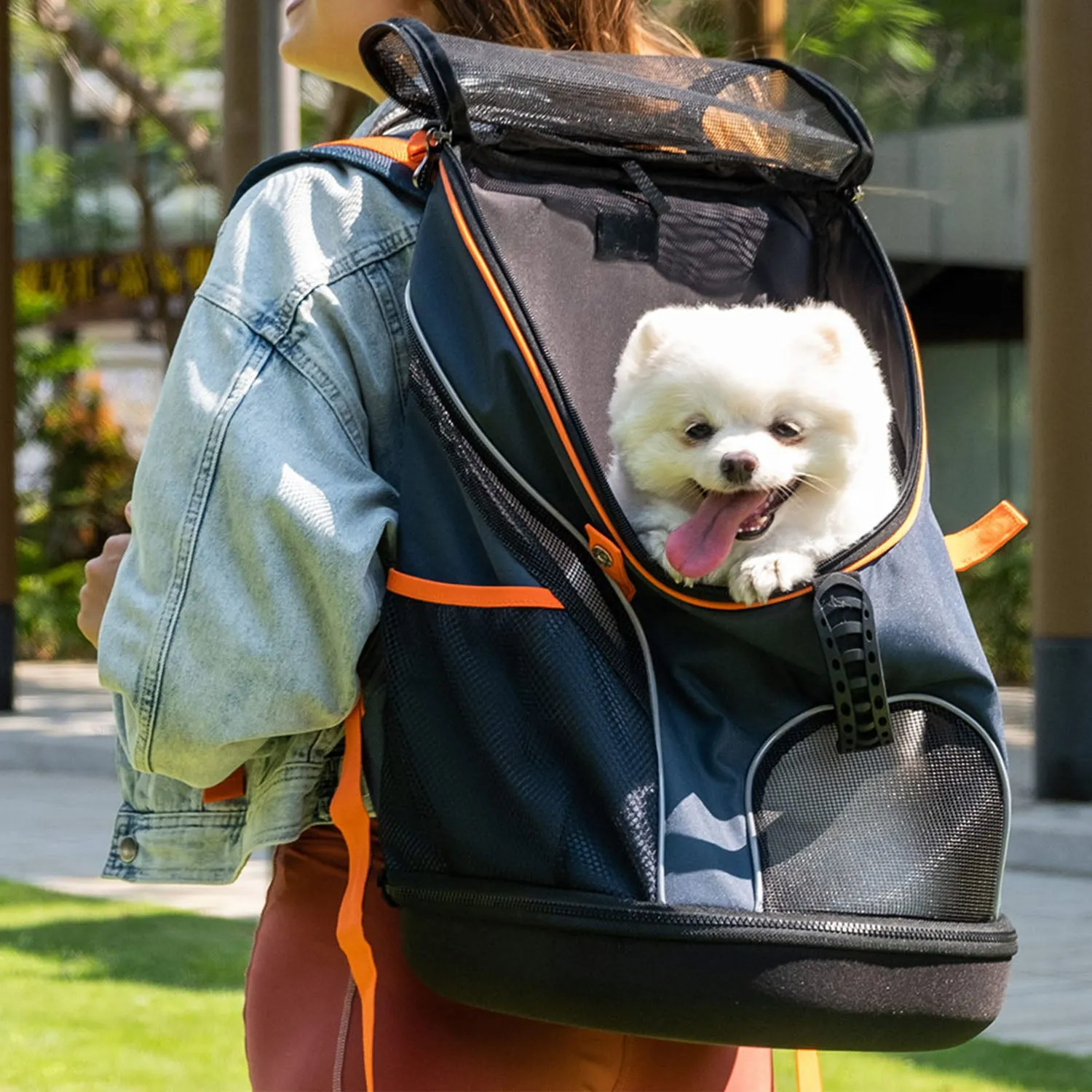 Ibiyaya Ultralight Pro Backpack Carrier (Navy Blue)