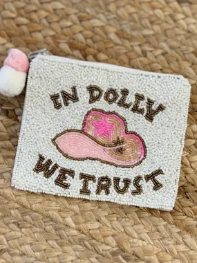 In Dolly We Trust Coin Pouch