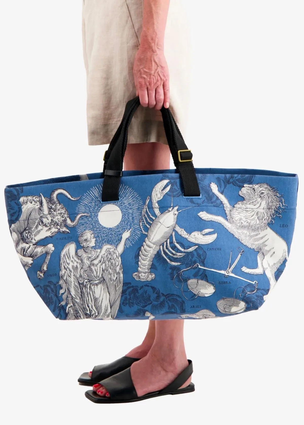 INOUI EDITIONS Astrologie Carrier Bag - Blue