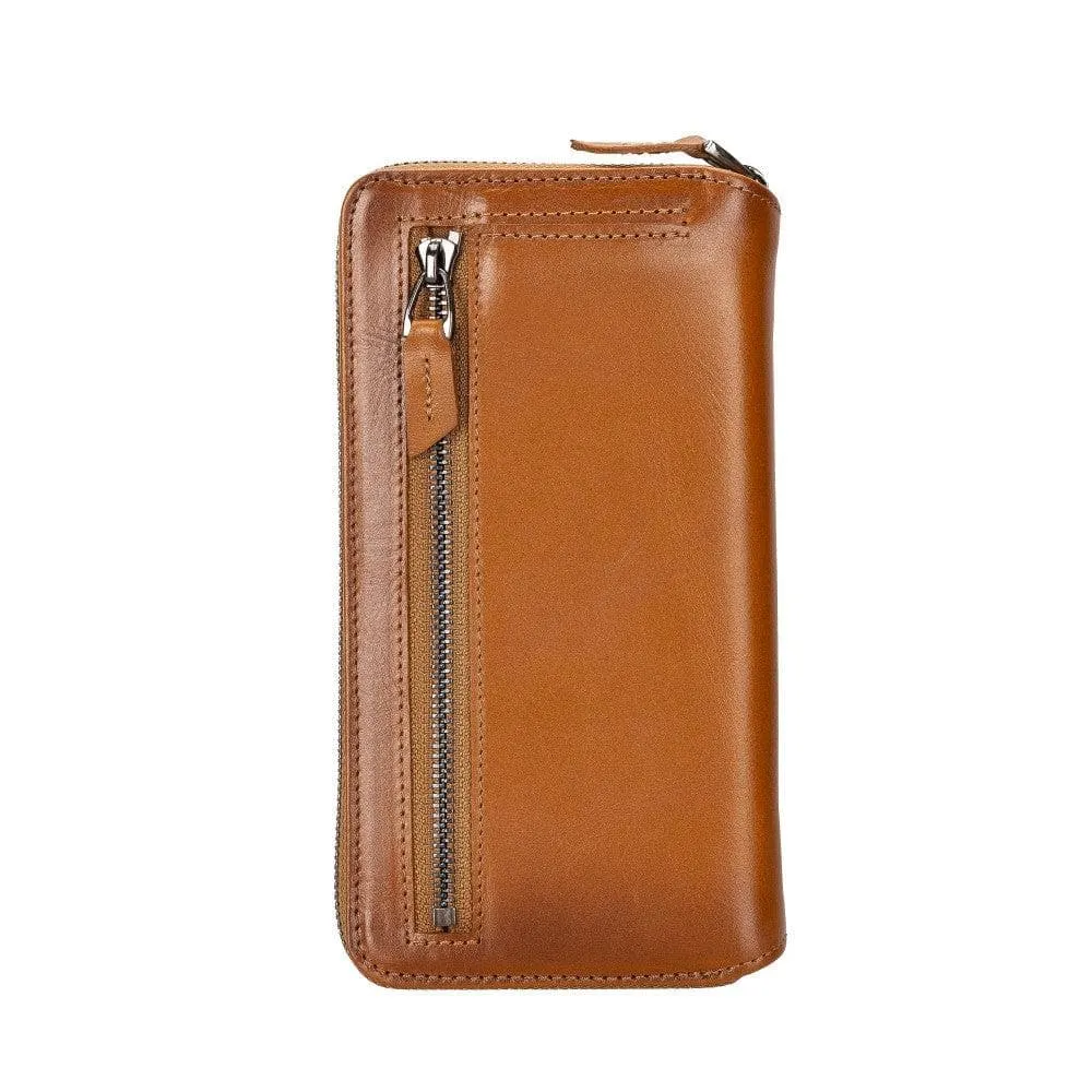 iPhone 14 Series Magnetic Leather Wallet Case