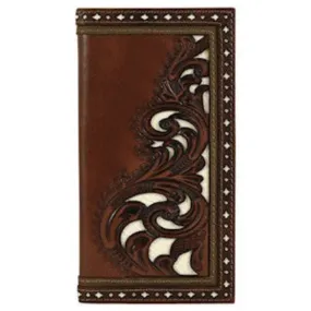 Justin Rodeo Wallet With Brown Tooling 2122767W1