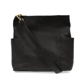 Kayleigh Side Pocket Bucket Bag  L8089-00   BLACK