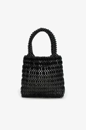 La Tribe Beaded Bag - Black