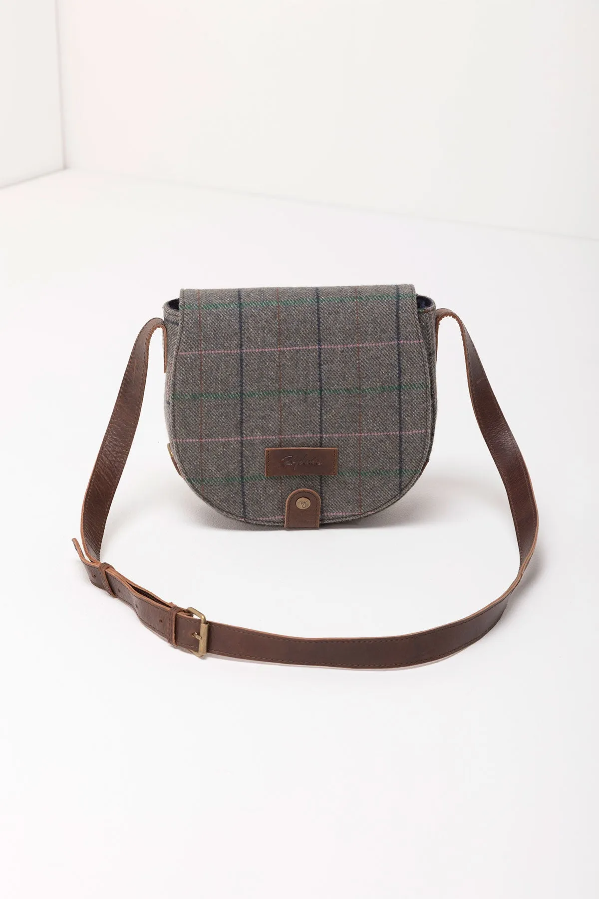 Ladies Tweed Saddle Bag - Pippa