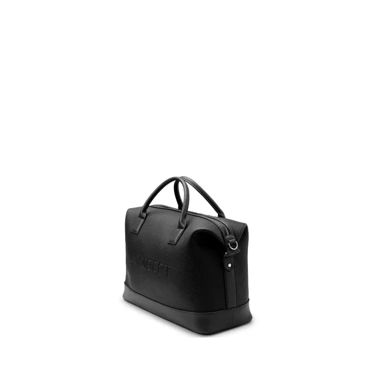 Lambert The Mae - Black Vegan Leather Mini Travel Bag