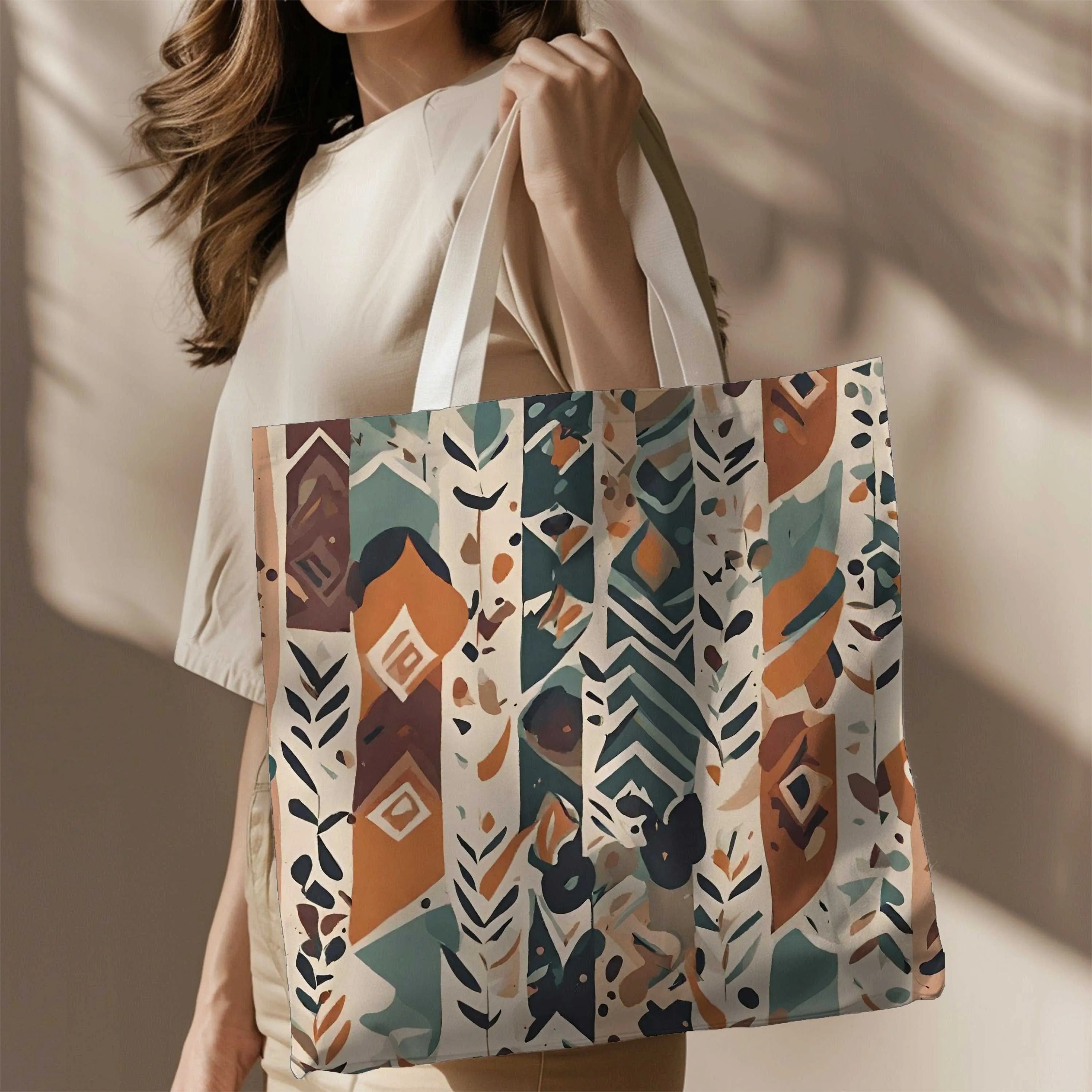 Large Canvas Tote Bag for Shopping and Travel