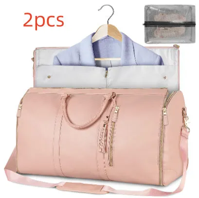 Large Capacity Travel Women's Handbag Folding Suit bag