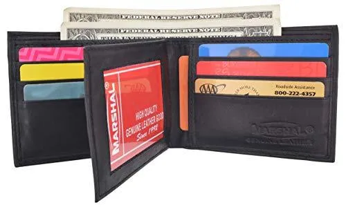 Libra Zodiac Sign Bifold Trifold Genuine Leather Men's Wallets