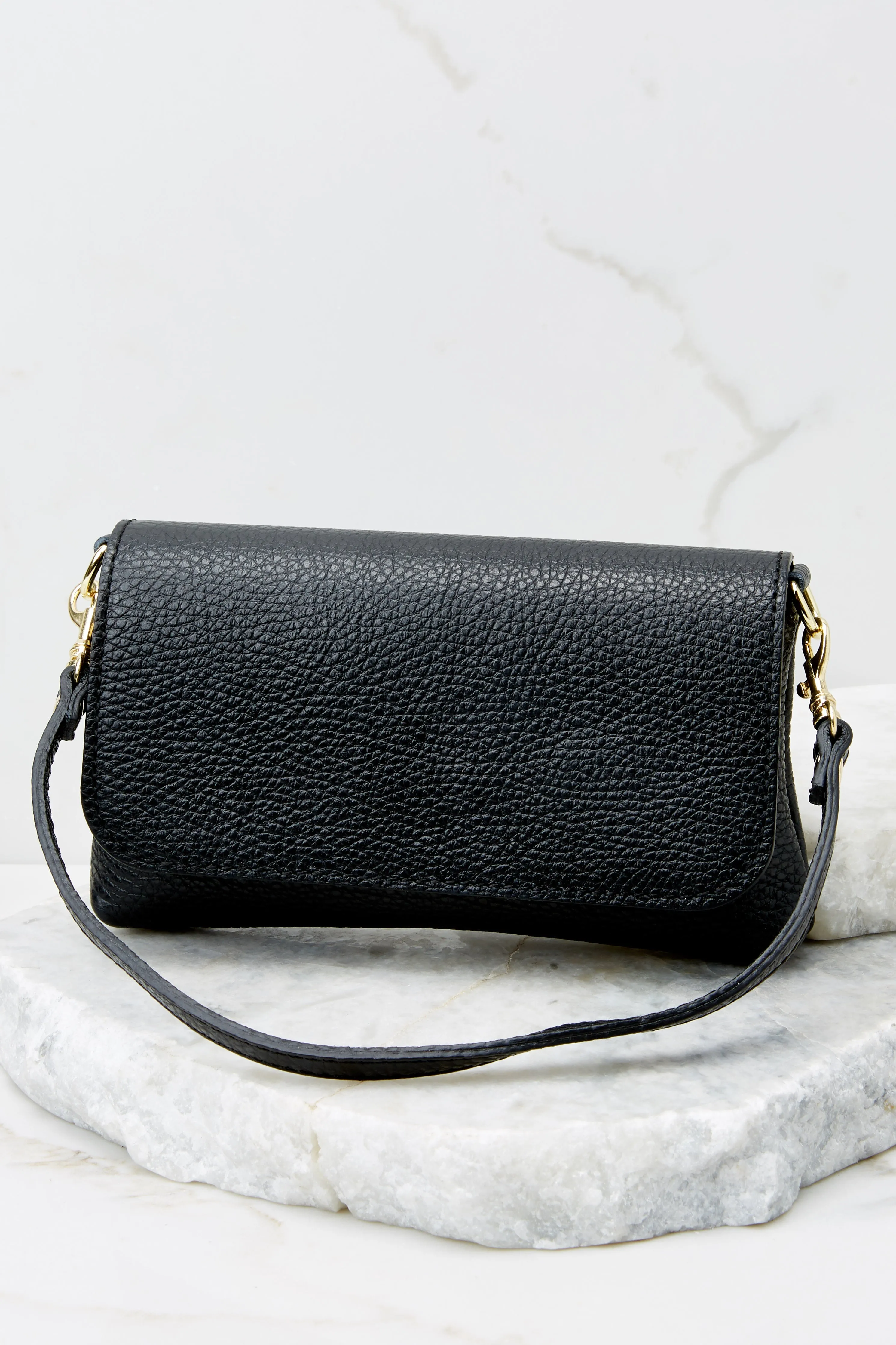 Little Lady Black Leather Bag