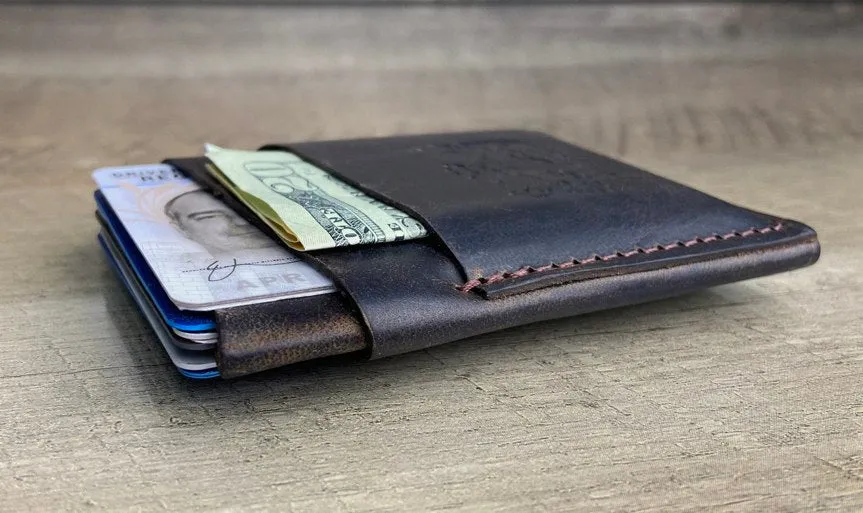 LWCW - Leather Wrap Wallet in Premium Horween Dublin