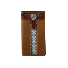 MENS 3E RODEO WALLET - AZTEC BROWN