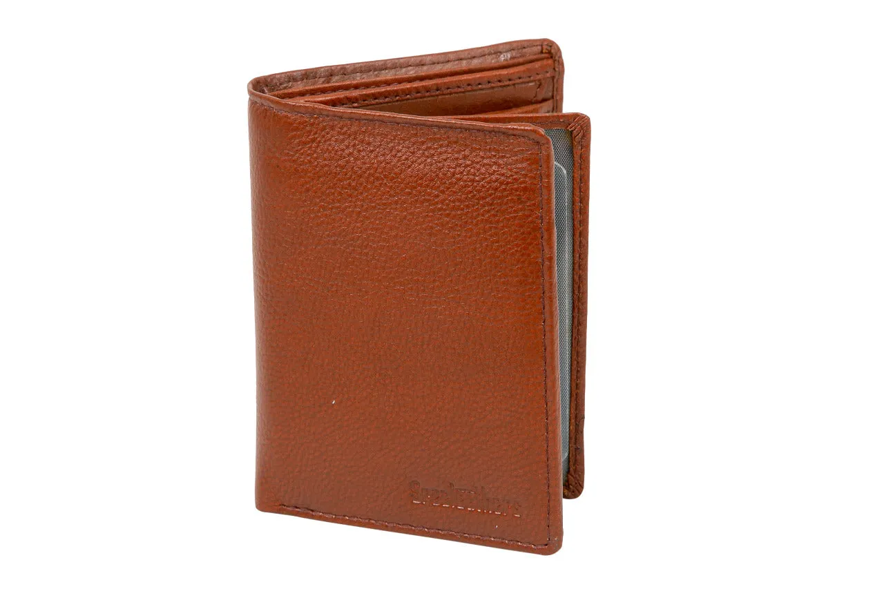 MENS LEATHER WALLET 33610 (TAN)