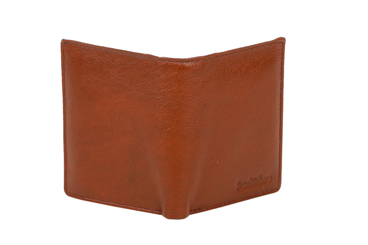 MENS LEATHER WALLET 33610 (TAN)